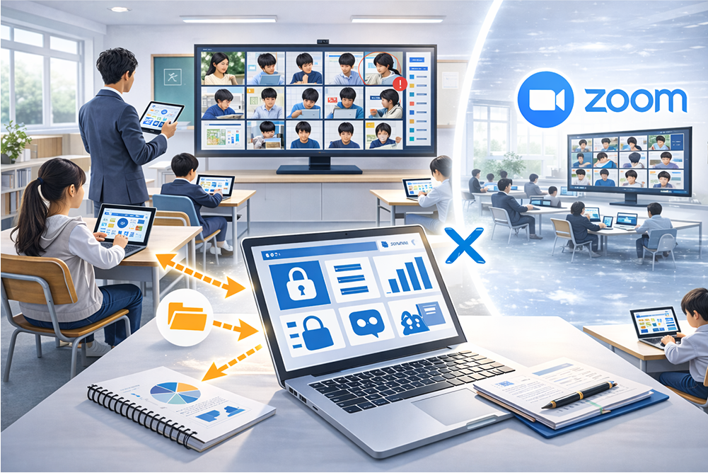 Zoomとの違いとは？NetSupport School